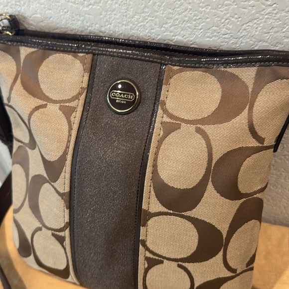 COACH SIGNATURE STRIPE DUFFLE SIGNATURE FABRIC - Picture 4 of 11